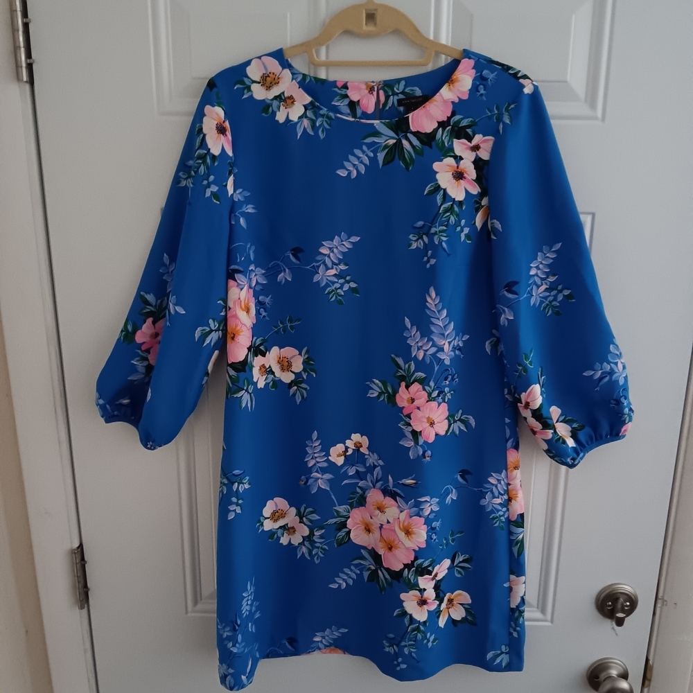 Ann Taylor Poppy Lantern Floral Dress Sz 6